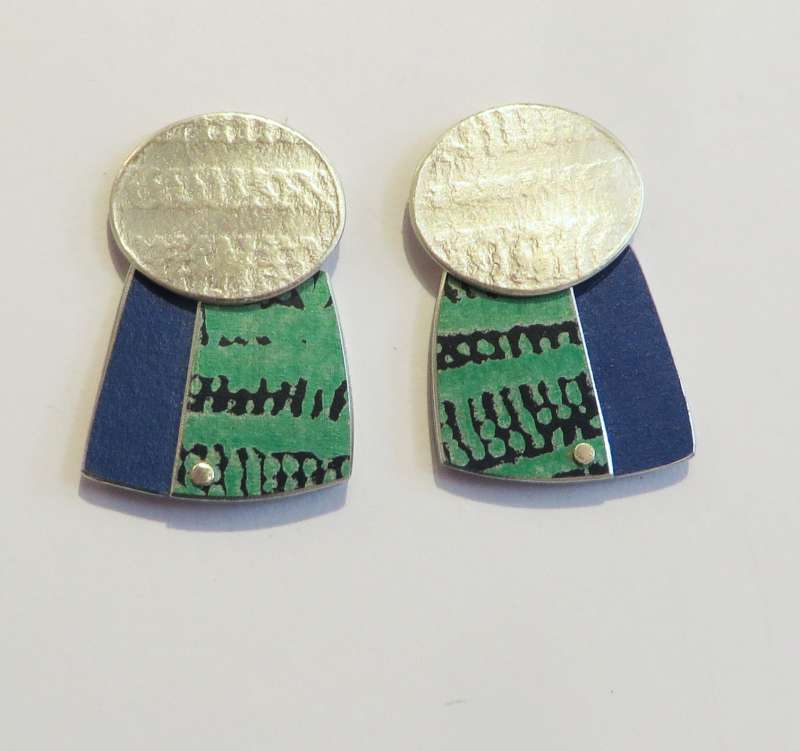 Drop Stud Riveted Earrings